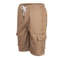 thumbnail image 4 of zuwimk Mens Shorts,Men's Performance Comfort Flex Cargo Short Khaki,M, 4 of 5