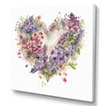 thumbnail image 2 of Designart "Purple And Red Flowers Bouquet Elegance" Floral Bouquet Wall Art For Bathroom, 2 of 5