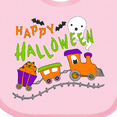 thumbnail image 4 of Inktastic Happy Halloween- train with pumpkins, bats, cat,and ghost Boys or Girls Baby Bib, 4 of 4