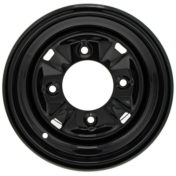 Polaris 1523443-067 Gloss Black Rear 12X8 Rim 10 Ga Ranger EPS Premium 1000