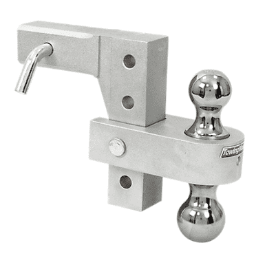 TowingMaster Adjustable Trailer Hitch- Heavy Duty Aluminum with Dual Ball Mount