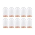 thumbnail image 4 of 10Pcs Display Dome with Base Collectibles Dome Stand Office Home Dustproof Display Case Glass Dome, 4 of 9