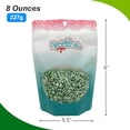 thumbnail image 2 of St. Paddy's Pearls | 8 oz Stand Up Sprinkle Bag | St. Patrick's Day Themed Sprinkle Blend | Mini Sugar Pearls in Green, Lime, and White Colors | Toppings for Cakes, Pastries, and Desserts, 2 of 5