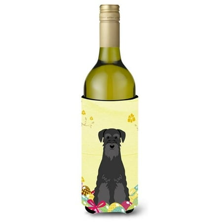 

Easter Eggs Standard Schnauzer Black Wine Bottle Beverge Insulator Hugger