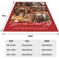 thumbnail image 3 of Personalised Blanket - Custom Blanket with Photos Text.Custom Blanket with 1-9 Photo Collages,Flannel Blankets for Mothers Day Customized Gifts For Mom, 125×100cm, 3 of 6