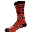 thumbnail image 4 of Women's Let The Good Times Roll Socks Funny Japanese Sushi Sashimi Food Novelty Footwear, 4 of 7