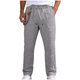 thumbnail image 2 of Ceisia Men's Linen-Like Casual Straight Pants Elastic Waist Drawstring Trousers With Decorative Chain Gifts, 2 of 9