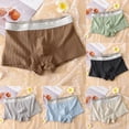 thumbnail image 4 of CENL Men Oversized Mid-rise Boxer Brief Underwear Cotton Breathable Underpants Shorts, 4 of 7