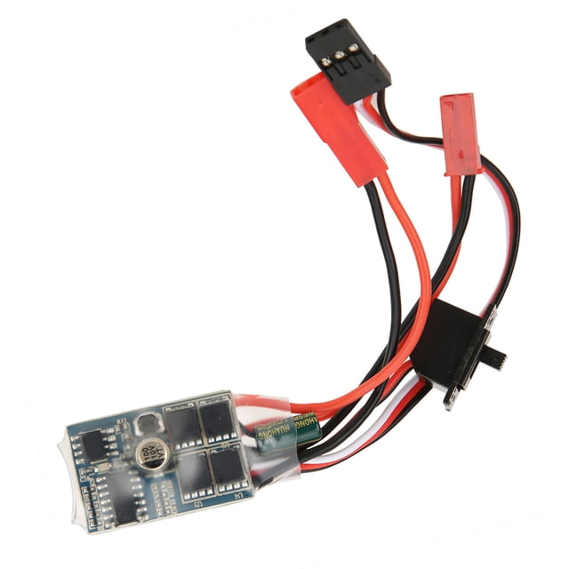 30A Electronic Speed Controller ESC Bidirectional Motor Speed Control with High Precision PCB for 1/16 1/18 1/24 RC Car Boat