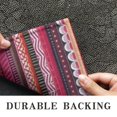 thumbnail image 6 of Boho Red Colorful Striped Ethnic Pattern Door Rugs,Washable Non Slip Door Mats Indoor,Decorative Door Mats,Entry Mat Indoor for Entrance,Bedroom,Kitchen,Bathroom,16"x47", 6 of 6