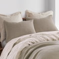 thumbnail image 3 of Levtex Home - Caden Cotton Gauze - Twin Coverlet/Quilt Set - Taupe - Coverlet/Quilt Size (68x86in.) and Sham (20x26in.) - 100% Muslin Cotton, 3 of 5