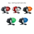 thumbnail image 4 of braveheart Fishing Reel Single Rocker Arm Casting Reels Small Portable Embedded Line Durable Tool Baitcasting Tools Household Red Blue, 4 of 6
