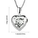 thumbnail image 3 of Collar para mujer, joyería para mujer, collar de cadena con colgante de corazón y piedra de cristal, joyería para mujer, 3 of 3