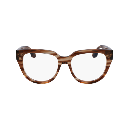 VICTORIA BECKHAM OPHTHALMIC VB2674 FEMALE 53/17/140 230 STRIPED BROWN