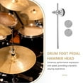 thumbnail image 3 of Worgeous 1 Set Drum Foot Hammer Head Percussion Instrument Accessory Drum Hammer Head Replacement Drum Foot Pedal Hammer Part Drum Pedal Accessory, 3 of 8