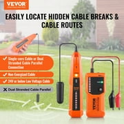 KFFKFF Underground Cable Locator 3 FT Max. Detection Depth Wire Break Detector for Pet Fence Buried Sprinkler Valve and for Locating Irrigation Tone Generator Kit