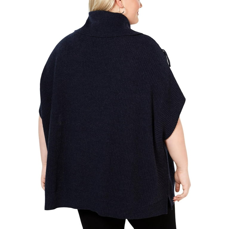 Anne klein poncho best sale sweater