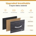 thumbnail image 6 of CONCETTA 9-Drawer Fabric Dresser Storage Chest for Bedroom, Closet, Storage Furniture for Adults, Black Wood, 6 of 7
