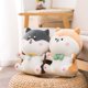 thumbnail image 2 of Peluches de animales de peluche para niños, muñecos de peluche suaves de Shiba Inu y perro Corgi gris, dibujos animados Kawaii, 2 of 5