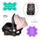 thumbnail image 5 of Carriola 4 En 1 Con Base Para Autoasiento Borah - Ibaby rosa, 5 of 10