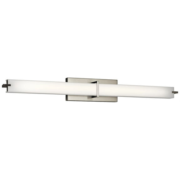 Kichler Zel 37 1/2" Wide Modern Brushed Nickel Linear LED Bath Light