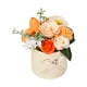 thumbnail image 1 of Caja de regalo con flor de rosa y jabón, escritorio con tarjeta de felicitación, jabón de flores en caja de regalo para el día de la madre, regalo para mujer y mujer Naranja, 1 of 9