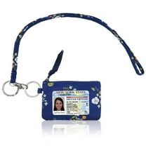MNF Collections Zip ID Case with Lanyard Badge & ID Holders, Cotton, Birdie & Twig