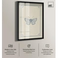 thumbnail image 2 of Blue Butterfly II Shadowbox Print Nature Wall Decor by Art Remedy, Black Frame, 20 x 30, 2 of 7