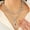 White Gold WG-0132, variant on Western-Style Cross-Border Trend: Personalized Two-Piece Bar Necklace Set — Amazon Fashion Geometric Metal Lock & Clasp Collarbone Jewelry for Women