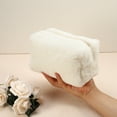 thumbnail image 5 of Unique Bargains Floral Makeup Bag Zipper Flower Cosmetic Pouch White, 5 of 7