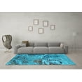 thumbnail image 3 of Ahgly Company Indoor Rectangle Oriental Light Blue Industrial Area Rugs, 7' x 9', 3 of 4