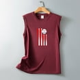 thumbnail image 5 of Wycnly Tank Tops Baseball Bat Graphics Crewneck Sleeveless T Shirts for Women Casual Loose Fit Racerback Tank Tops Blouses Wine M Clothes, 5 of 5