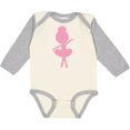 thumbnail image 3 of Inktastic Little Ballerina Girls Long Sleeve Baby Bodysuit, 3 of 5