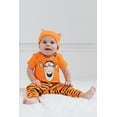 thumbnail image 2 of Disney Winnie the Pooh Tigger Infant Baby Boys or Girls Cosplay Bodysuit Pants and Hat 3 Piece Outfit Set Newborn to Infant, 2 of 5