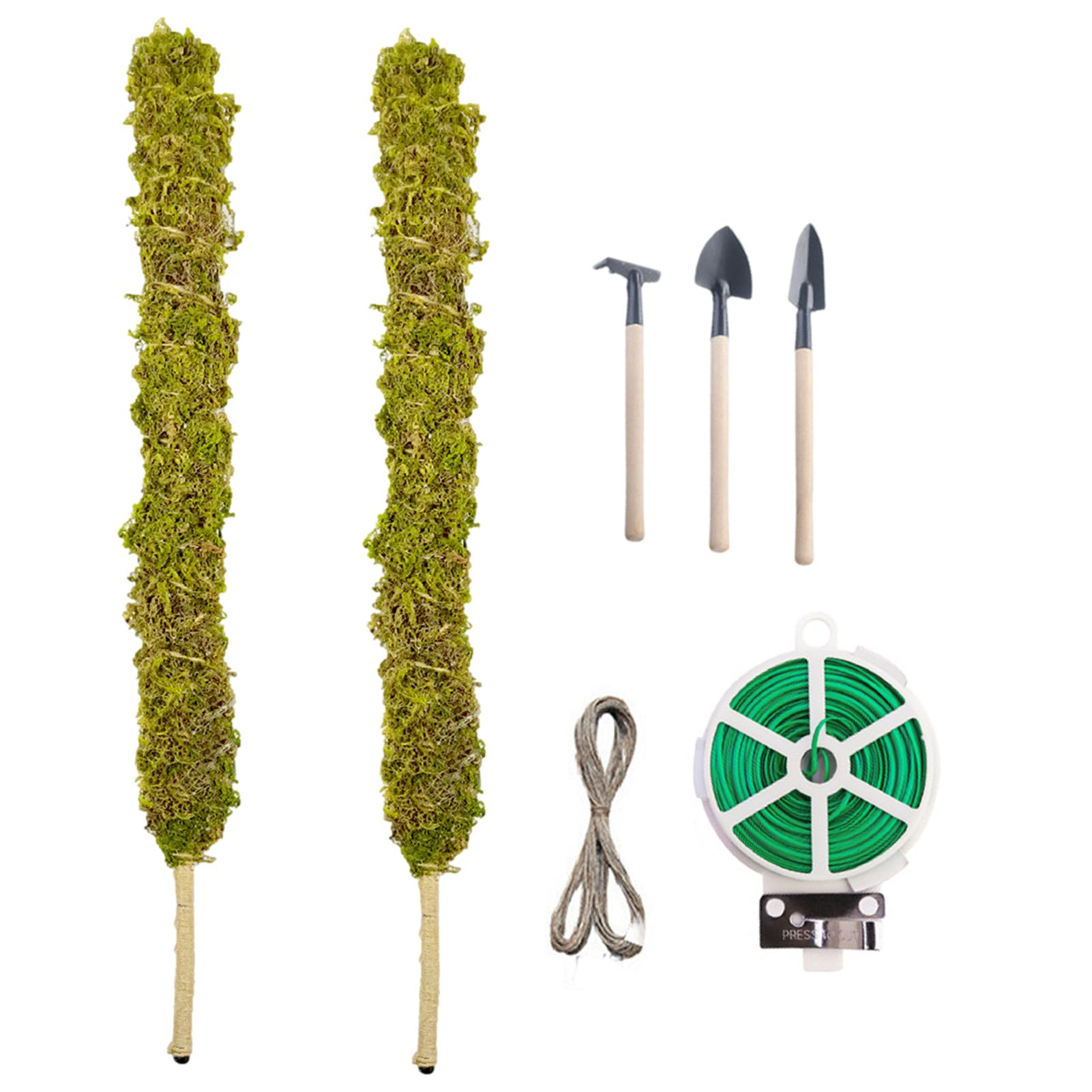 ibaste Moss Pole Plant Stakes Bendable Moss Plant Climbing Pole