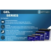 12V 100AH GEL Battery Replaces Goal Zero Yeti 1250 Solar Generator