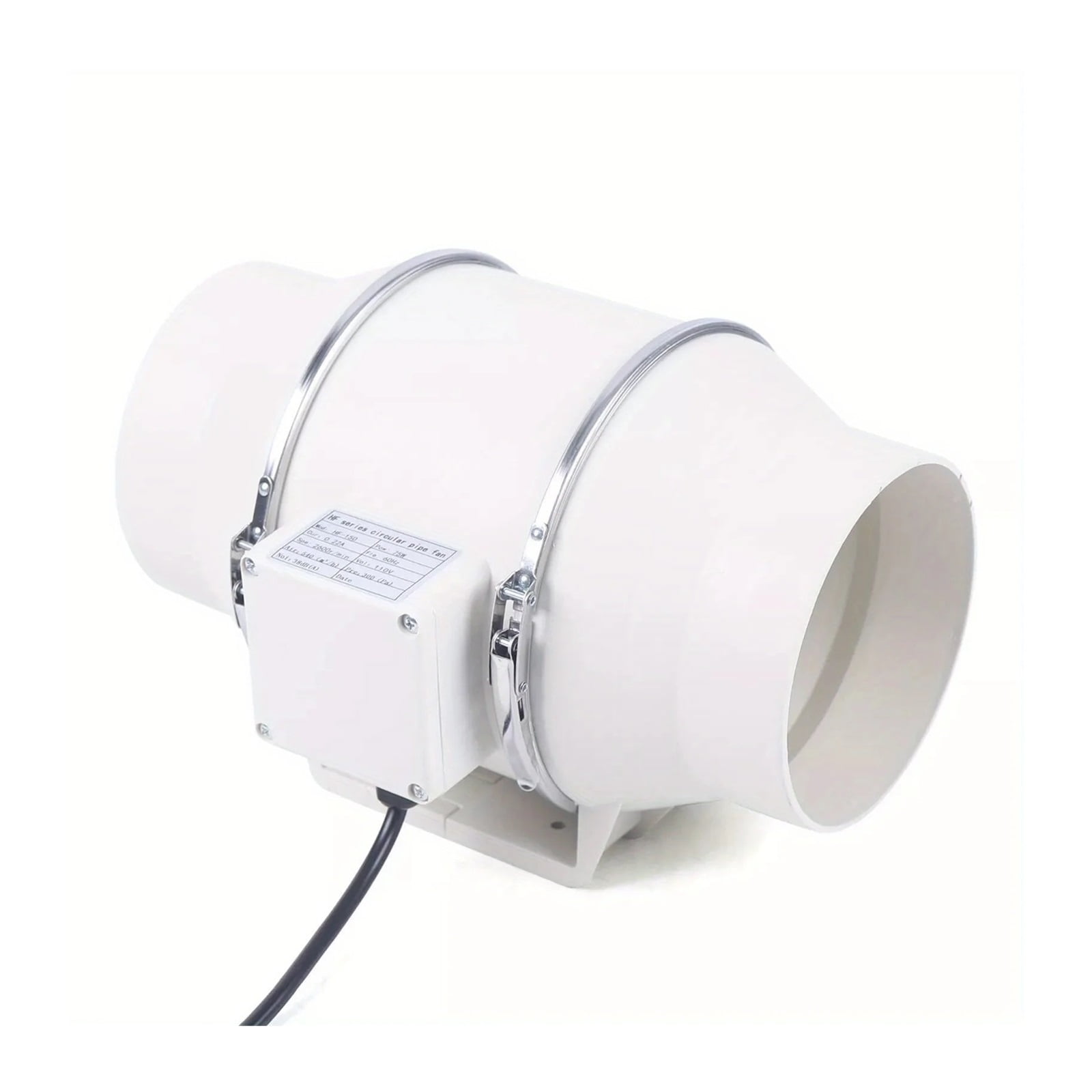4'' 5'' 6" Inline Duct Fan Ventilation Exhaust Blower Fans Quiet for Ducting ,High Performance