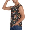 thumbnail image 3 of Fotbe Men's Mushroom Snail Print Men's Sleeveless Muscle Tank Tops Casual T-Shirts for Gym Workout Beach-Medium, 3 of 8