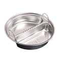 thumbnail image 3 of Bandeja vaporera dividida para alimentos, contenedor de alimentos multifuncional seccional, reutilizable y profundo. Pequeño, 3 of 9
