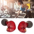 thumbnail image 4 of Sports Earbuds Head, Earbuds Parts Replacement Plastic Detachable Pluggable Comfortable  For SE215 Red, 4 of 8