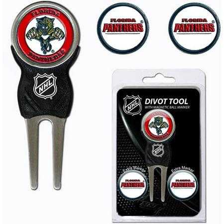 UPC 637556141453 product image for Team Golf NHL Florida Panthers Divot Tool Pack With 3 Golf Ball Markers | upcitemdb.com