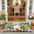thumbnail image 2 of HuiXinOu Easter Bunny Print Decorative Doormat 23.6x15.7In Indoor Outdoor Non-Slip Welcome Mat Easter Rabbit Entryway Front Porch Throw Rugs for Spring Easter, B, 2 of 7