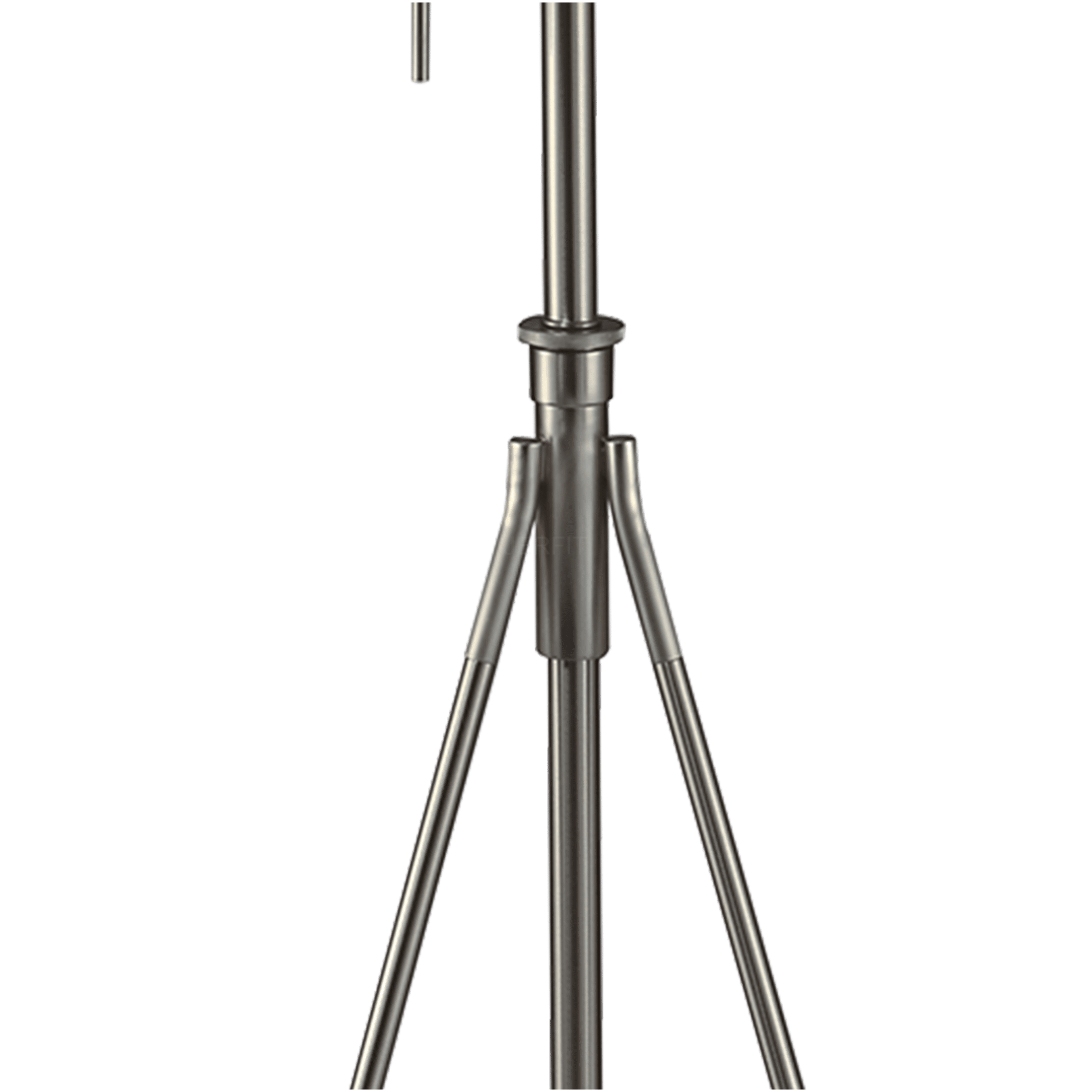 JERFIT Adjustable Tripod Floor Lamp with Drum Shade, Modern Reading Light for Living Room, Brushed Nickel Finish