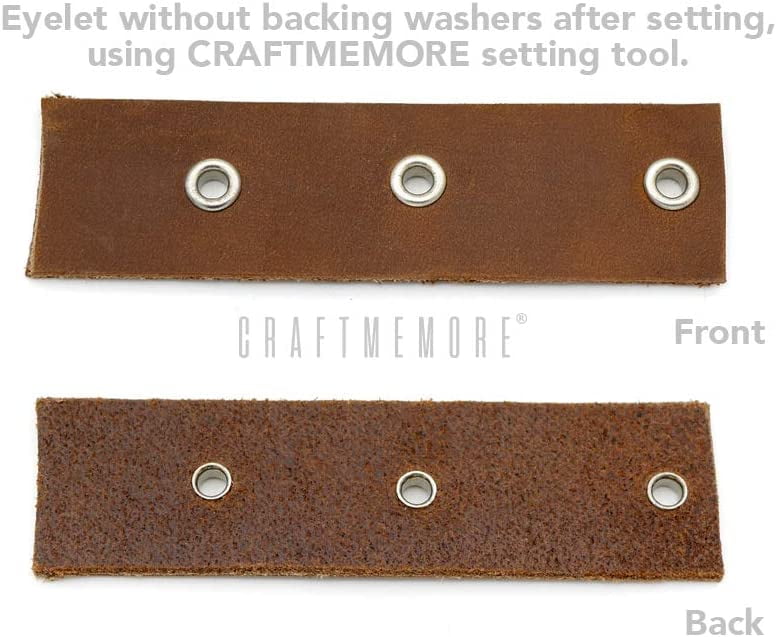 5/16" Grommet Tool Kit Eyelet Setting Tool Grommet Setter Hole Punch Cutter & Pack of 100 Grommets (5/16" (8mm) Inside Diameter)