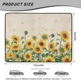thumbnail image 7 of Uourmeti All Weather Trunk Protector Mat 29" x 39", Sunflower Pattern Print Stylish Dog Cargo Protector Dust-proof Cargo Mat for Vehicle Interior, 7 of 7