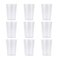 thumbnail image 1 of EeaseMX 10 vasos acrílicos de 230 ml, de plástico transparente irrompible, para bebidas, para el hogar, hotel, restaurante, fiesta (8503), 1 of 7