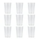 thumbnail image 1 of EeaseMX 10 vasos acrílicos de 230 ml, de plástico transparente irrompible, para bebidas, para el hogar, hotel, restaurante, fiesta (8503), 1 of 7