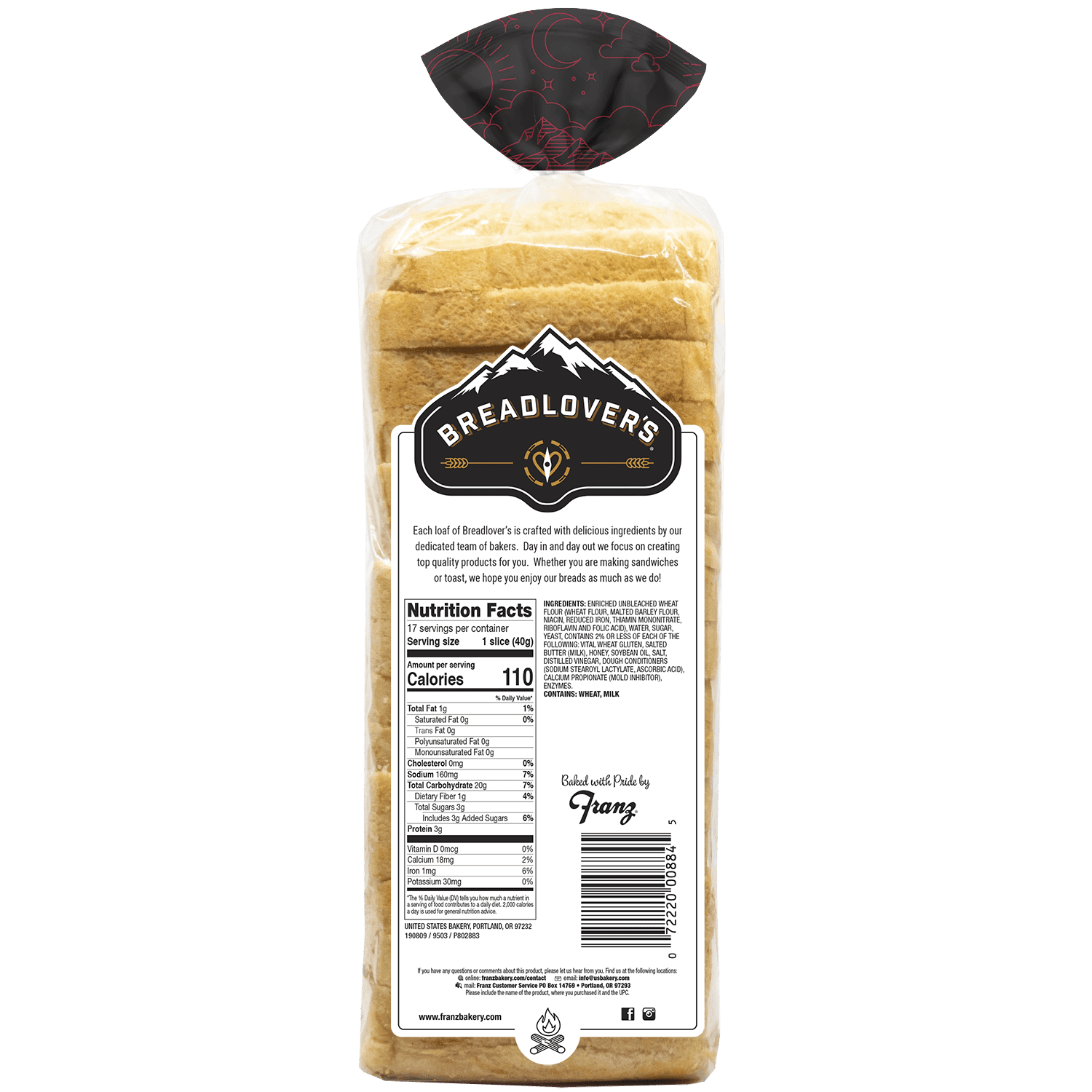 BreadLover's Premium White Bread, 24 oz