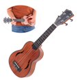 thumbnail image 1 of Ukulele Set, Mahogany Material Wood Color Ukulele Beginner Kit Beauty Texture  For Beginners For Students, 1 of 8