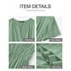 thumbnail image 4 of Vestido casual BTFBM para mujer, verano 2025, cuello en V con bolsillos, 4 of 9